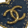 CHANEL 香奈兒 COCO MARK 合金 吊飾 海軍藍色