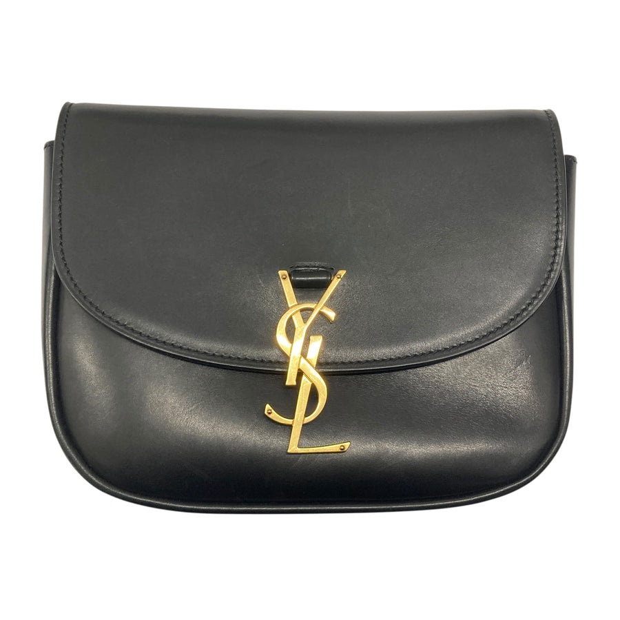 SAINT LAURENT 聖羅蘭 Kaia 小牛皮 黑色 金釦 肩背包
