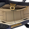 LOUIS VUITTON 路易威登 M22195 ON MY SIDE PM 帆布側背包 帆布/皮革 米色/深藍色 金釦