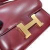 HERMES 愛馬仕 CONSTANCE 19 康康包 BOX皮 酒紅色 金釦