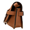 LOEWE 羅威 Mini Gate Dual Bag 皮革 斜背包 金棕色