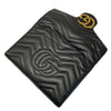 GUCCI 古馳 474575 GG Marmont Matelassé 羊皮 黑色 肩背包