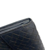 BOTTEGA VENETA 寶緹嘉 INTRECCIATO 細皮革編織 皮革 長夾 深藍色