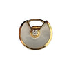 CARTIER 卡地亞 AMULETTE DE CARTIER 18K 珍珠母 鑽石 耳環 YG