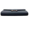 HERMES 愛馬仕 CONSTANCE TOGO 康康TOGO 肩背長夾 EVERCOLOR皮 深藍色 銀扣 Y刻