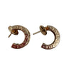BVLGARI 寶格麗 B-ZERO EARRINGS 玫瑰金/黑陶瓷