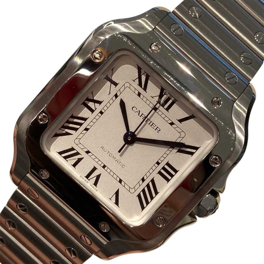 CARTIER 卡地亞 SANTOS WATCH MM 山度士 WSSA0029 自動機械錶