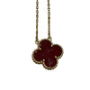 Van Cleef & Arpels 梵克雅寶 VCARD38500 VINTAGE ALHAMBRA 18K 紅玉隨 項鍊