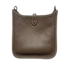 HERMES 愛馬仕 Evelyne16 巧克力色 銀扣