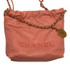 CHANEL 香奈兒 MINI 22 二代款 粉色