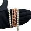 CHANEL 香奈兒 PEARL CHAIN FLAP BAG 珍珠鏈條口蓋包 山羊皮 櫻花粉 金釦