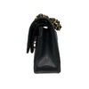 CHANEL 香奈兒 A01113 CLASSIC FLAP BAG 翻蓋肩背包  荔枝牛皮 黑色 金釦