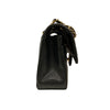 CHANEL 香奈兒 A01113 CLASSIC FLAP BAG 翻蓋肩背包  荔枝牛皮 黑色 金釦
