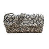 CHANEL 香奈兒 NO.5 CANVAS FLAP BAG 翻蓋包23 帆布 白色 銀色