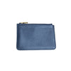 HERMÈS 愛馬仕 U刻 ROULIS SLIM 豬鼻子短夾 牛皮 深藍色 銀釦
