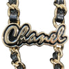 CHANEL 香奈兒 AS4810 金球雙肩束口後背包 小羊皮 黑色 淺金色