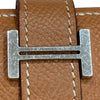 HERMÈS 愛馬仕 BEARN COMPACT WALLET 雙折短夾 EPSOM牛皮 金棕色 銀釦