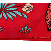 HERMÈS 愛馬仕 CHRISTIANE VAUZELLES LES LEOPARDS TWILLY 絲巾 斜紋真絲 紅色