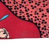 HERMÈS 愛馬仕 CHRISTIANE VAUZELLES LES LEOPARDS TWILLY 絲巾 斜紋真絲 紅色