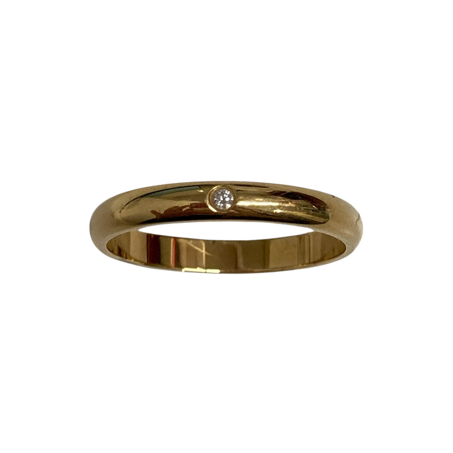 CARTIER 卡地亞 單鑽戒指  B4057651 黃金 #51