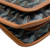 GOYARD 高雅德 GOYARDINE PLUMET 口袋錢包斜背包 牛皮 棕色 銀釦