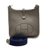 HERMÈS 愛馬仕 EVELYNE 16 AMAZONE MINI 肩背包 牛皮 大象灰 金釦