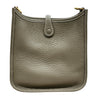 HERMÈS 愛馬仕 EVELYNE 16 AMAZONE MINI 肩背包 牛皮 大象灰 金釦
