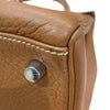 HERMES 愛馬仕 K刻 KELLY28 皮革 金棕色 銀釦