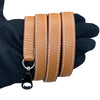 HERMES 愛馬仕 K刻 KELLY28 皮革 金棕色 銀釦