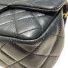 CHANEL 香奈兒 ROMANCE MINI FLAP BAG 羊皮 黑色