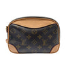 LOUIS VUITTON 路易威登 M45528 MONOGRAM DEAUVILLE MINI側背包 帆布老花 棕色 金釦