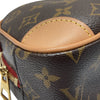 LOUIS VUITTON 路易威登 M45528 MONOGRAM DEAUVILLE MINI側背包 帆布老花 棕色 金釦