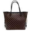LOUIS VUITTON 路易威登 N41358 NEVERFULL MM 棋盤格托特包 棕色 金釦
