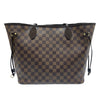 LOUIS VUITTON 路易威登 N41358 NEVERFULL MM 棋盤格托特包 棕色 金釦