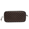 LOUIS VUITTON 路易威登 N41358 NEVERFULL MM 棋盤格托特包 棕色 金釦
