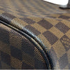 LOUIS VUITTON 路易威登 N41358 NEVERFULL MM 棋盤格托特包 棕色 金釦