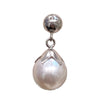 TASAKI 塔思琦 AKOYA  PEARL 珍珠耳針耳環 白金