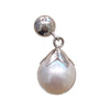 TASAKI 塔思琦 AKOYA  PEARL 珍珠耳針耳環 白金