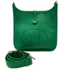 HERMES 愛馬仕 EVELYNE III 29 綠色 銀釦