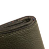 HERMES 愛馬仕 Citizen Twill Compact 絲巾短夾 皮革 絲綢 短夾 灰色