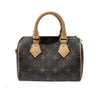 LOUIS VUITTON 路易威登 M46234 MONOGRAM SPEEDY20 老花手提側背包 PVC帆布 棕色 金釦