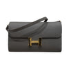 HERMES 愛馬仕 Y刻 CONSTANCE TO GO 手拿包 EPSOM皮革 灰色 金釦