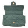 CHANEL 香奈兒 A67622 2013C Crown Flap CC Crown 系列  肩背包 荔枝牛皮 綠色 金釦