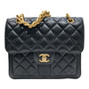 CHANEL 香奈兒 23S 後背包 復古羊皮 黑色 金釦