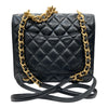 CHANEL 香奈兒 23S 後背包 復古羊皮 黑色 金釦