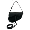 CHRISTIAN DIOR 迪奧 M0455SLLO-989U SADDLE BAG 中號馬鞍包 霧面小牛皮 黑色 黑釦