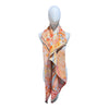 HERMES Les Folies du Faubourg  絲巾 絲綢 橘色 熱氣球圖案
