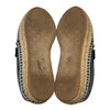 GUCCI 古馳 454703 SIGNATURE SHOES 黑色皮革草編漁夫鞋 SIZE 35 1/2