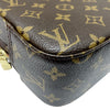LOUIS VUITTON 路易威登 M47500 SPONTINI 2WAY  MONOGRAM BAG 老花手提肩背包 PVC帆布 棕色 金釦