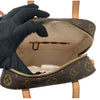 LOUIS VUITTON 路易威登 M47500 SPONTINI 2WAY  MONOGRAM BAG 老花手提肩背包 PVC帆布 棕色 金釦